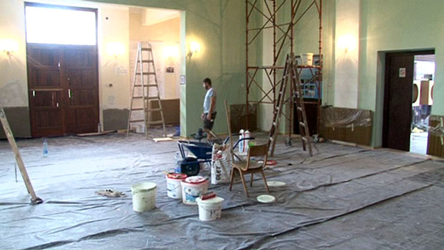 Nastavljaju se radovi na obnovi Narodnog doma u Idvoru