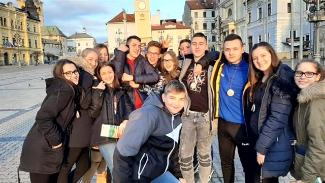 Kovačickí gymnazisti pobudli na Slovensku