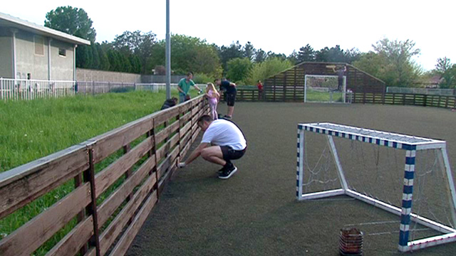 Obnovljen mini fudbalski teren na Slaviji