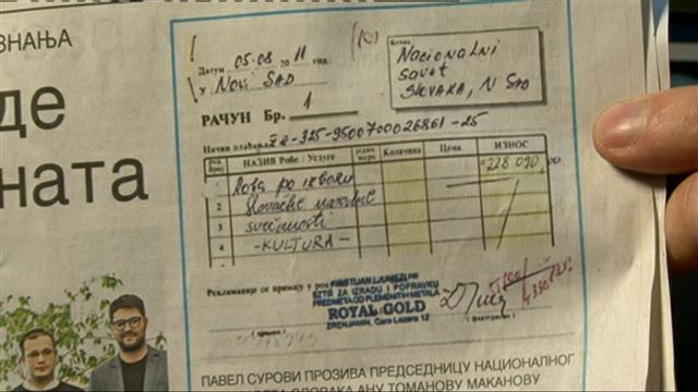 Skandalozno: Predsednica NSS Ana Tomanova Makanova, novcem iz budžeta kupovala zlato za saradnike iz APV
