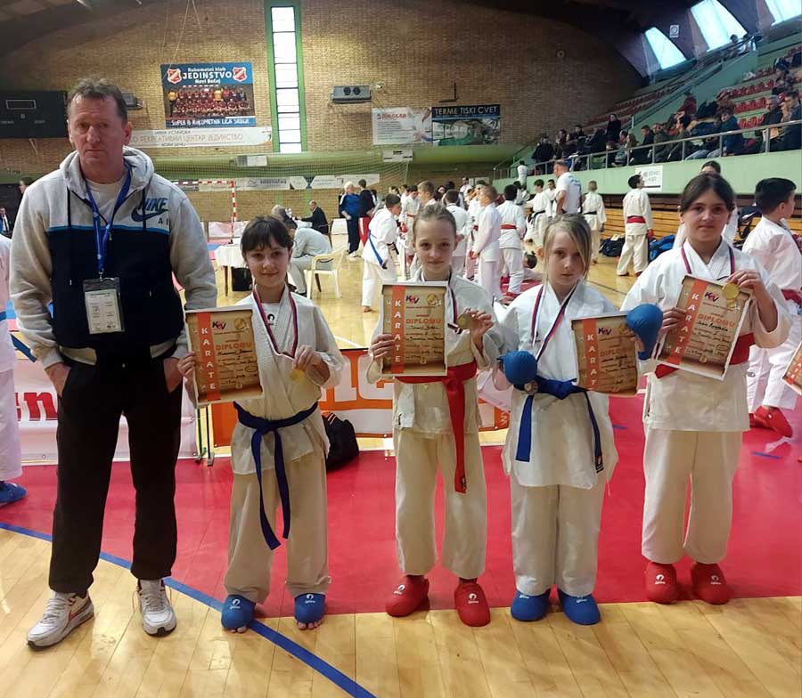 Karate klub Kovačica na Banátskom šampionáte