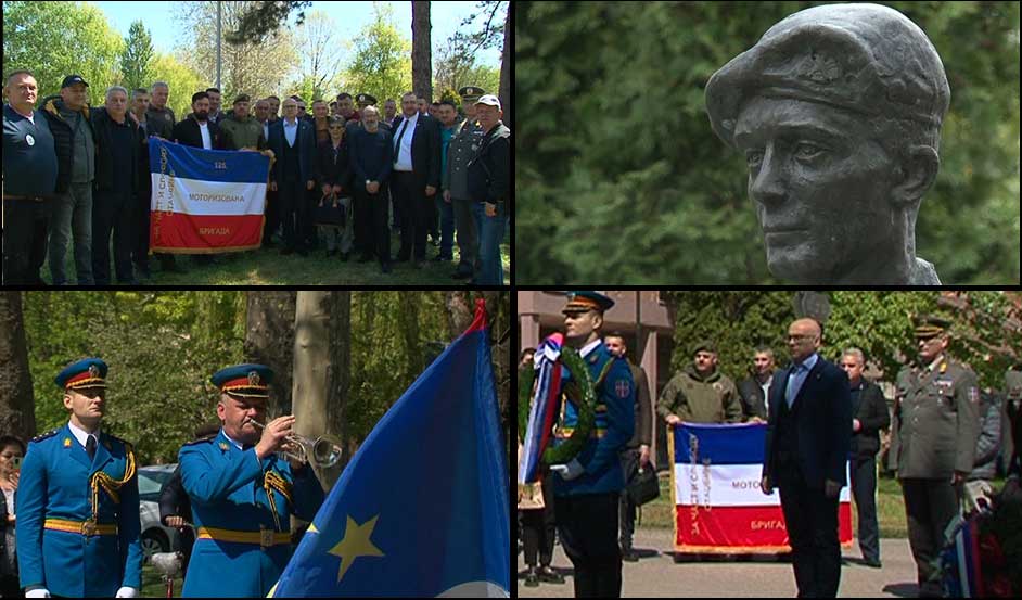Ministar Vučević položio vence na spomenik Tiboru Cerni